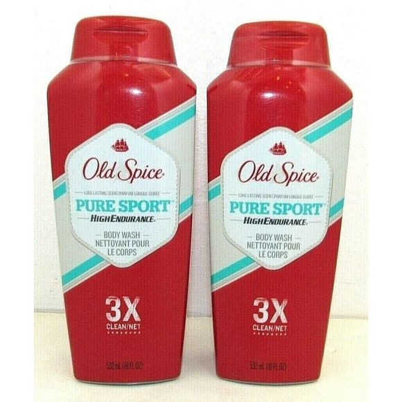 OLD SPICE High Endurance Pure Sport Body Wash 2-Pk - Picture 1 of 2